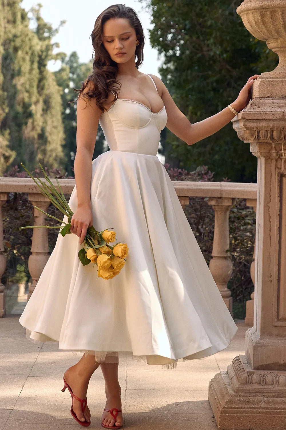 Cordelia | Elegant Tulle Detail Dress