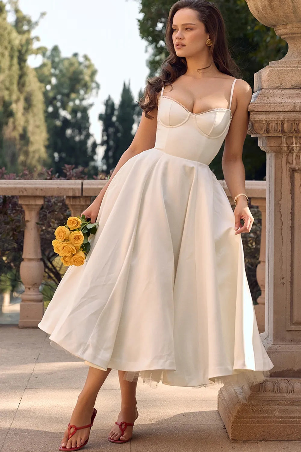 Cordelia | Elegant Tulle Detail Dress