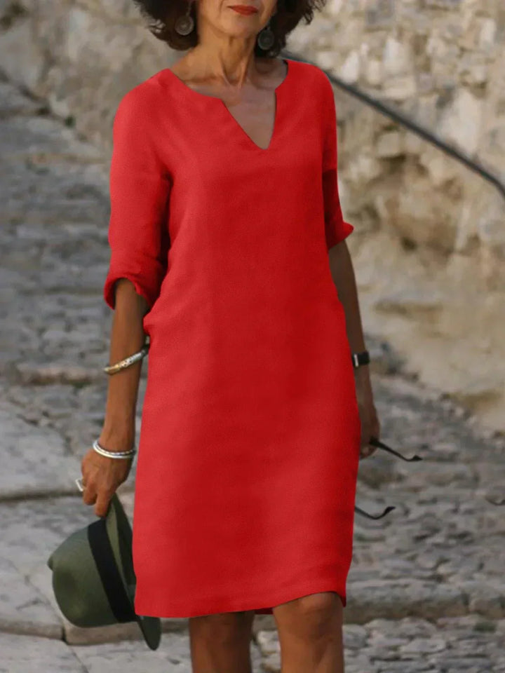 Josephine™ | Elegante Jurk met V-hals