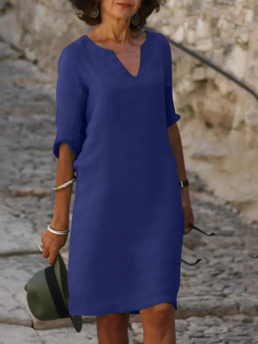 Josephine™ | Elegante Jurk met V-hals