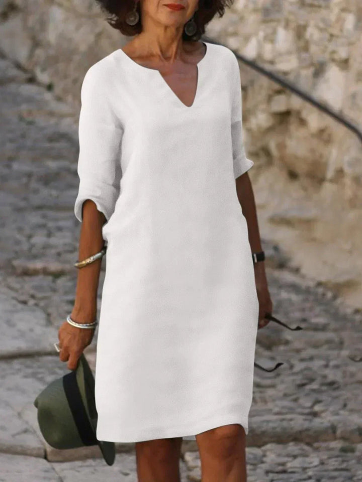 Josephine™ | Elegante Jurk met V-hals