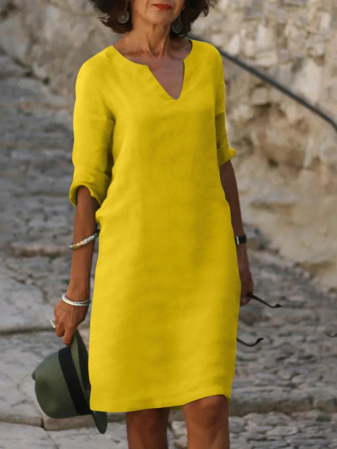 Josephine™ | Elegante Jurk met V-hals