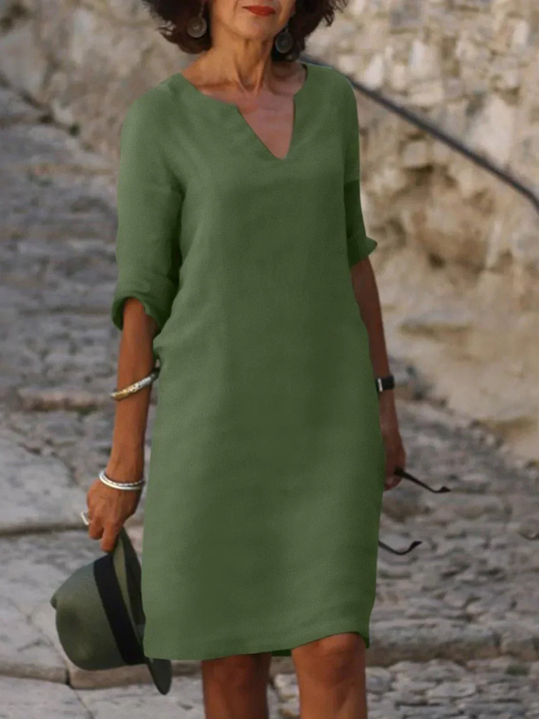 Josephine™ | Elegante Jurk met V-hals