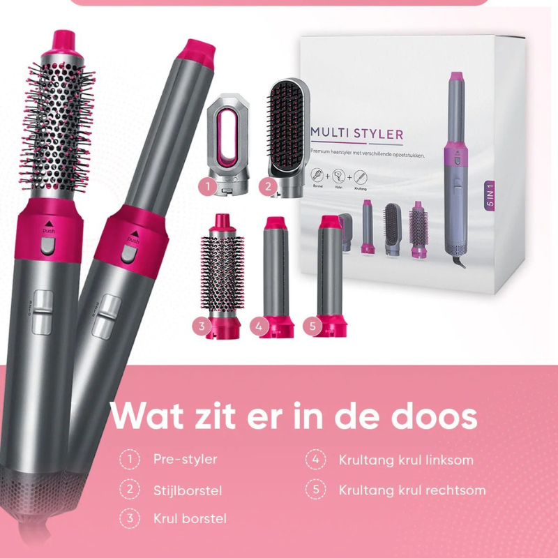 Éclat 5™ | De 5-in-1 Multi-haarstyler