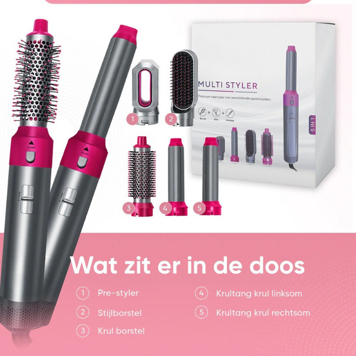 Éclat 5™ | De 5-in-1 Multi-haarstyler