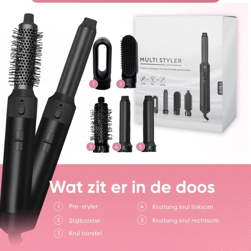 Éclat 5™ | De 5-in-1 Multi-haarstyler