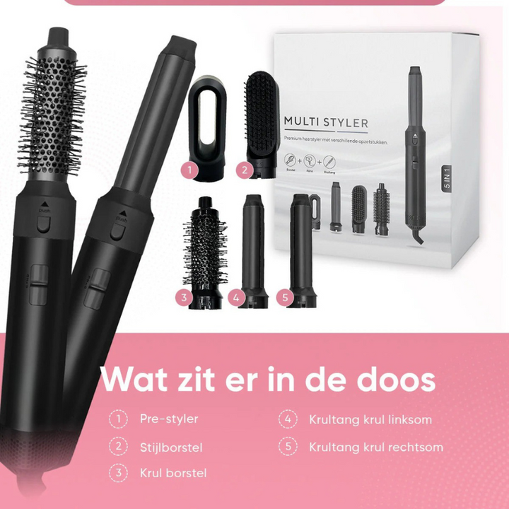 Éclat 5™ | De 5-in-1 Multi-haarstyler
