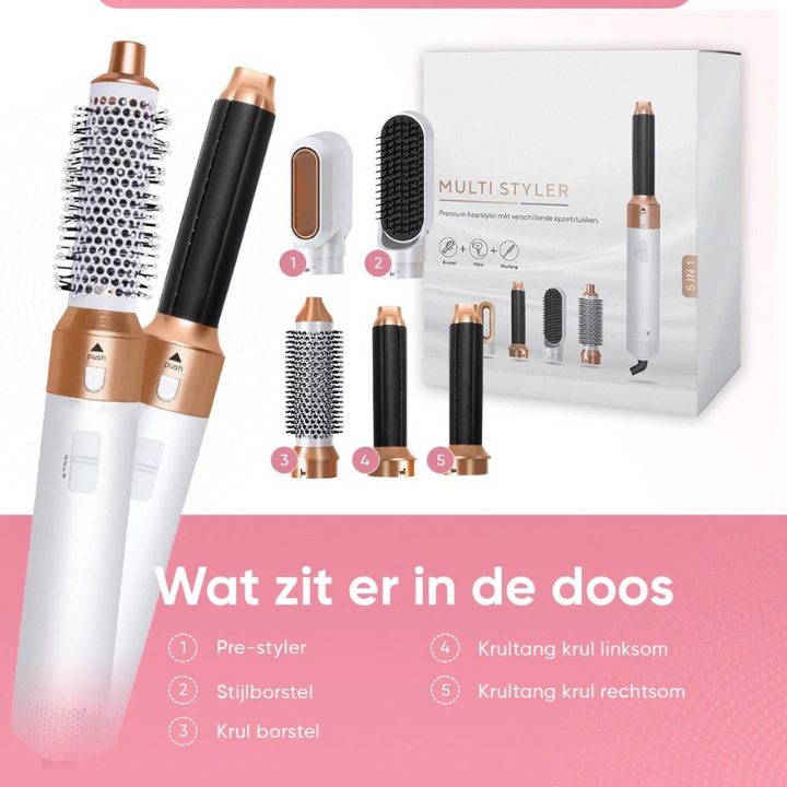 Éclat 5™ | De 5-in-1 Multi-haarstyler