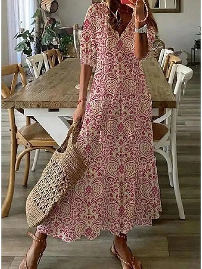 Diana™ - Boho Buikbedekkende Jurk